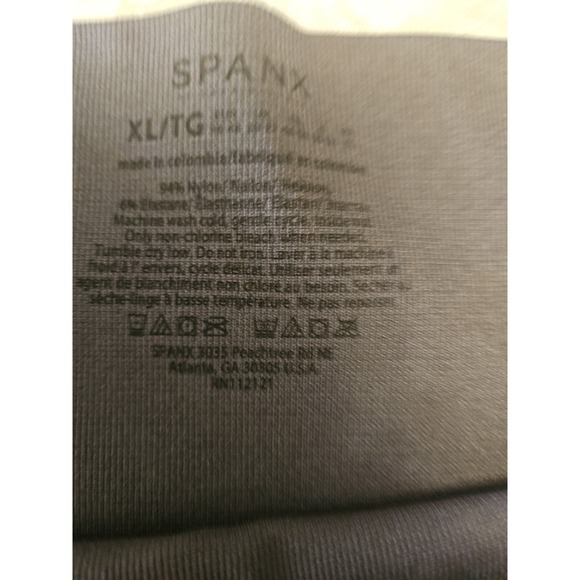 Spanx Legging Women Xl Camo Crop Look At Me Know Sage Green Athletic Athleisure - Picture 4 of 12